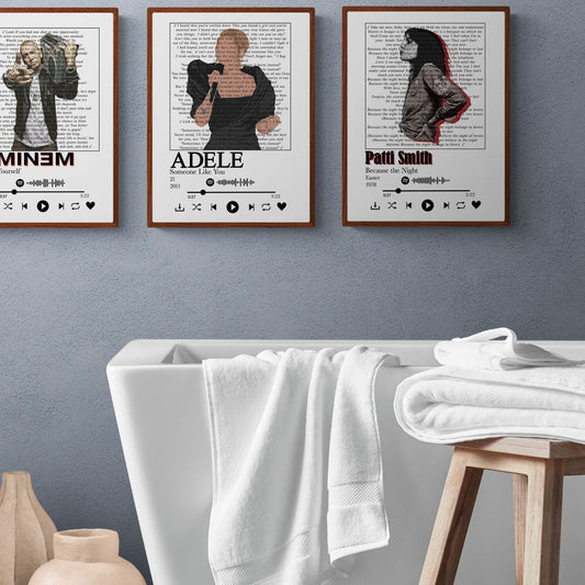 Adele - Someone like you Lyrics Prints - 98types