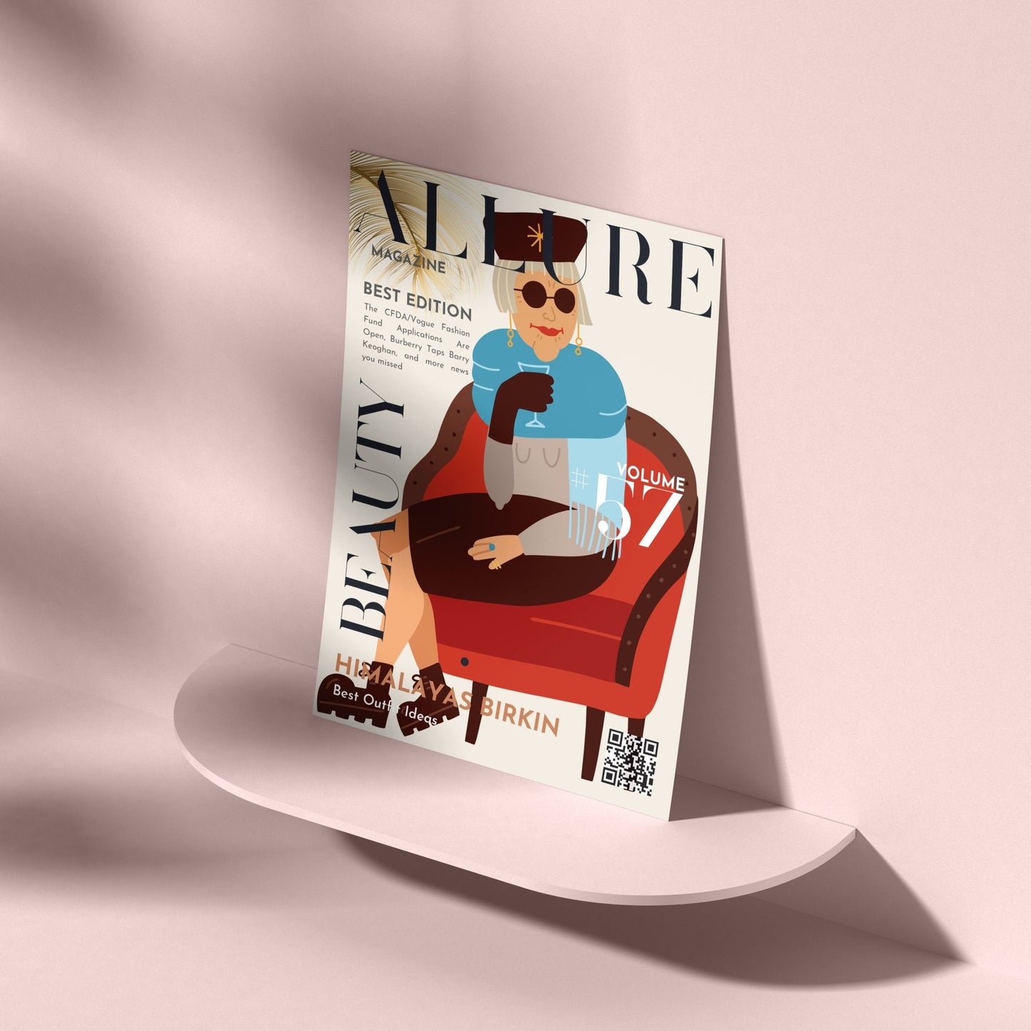 Allure 57 Magazine Cover Posters - 98types