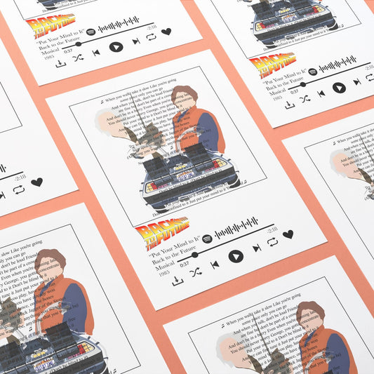 Back to the future - Put your mind to it Prints - 98types