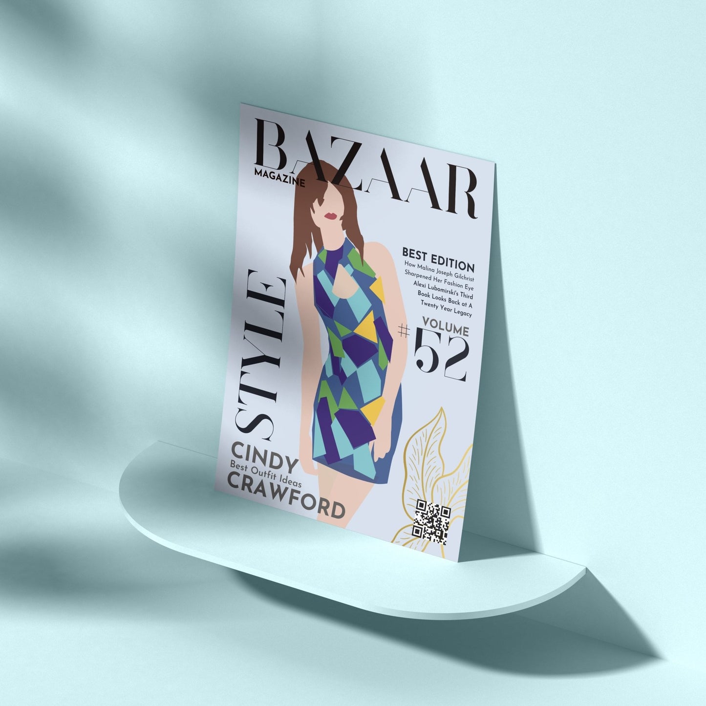 Bazaar 52 Magazine Cover Posters - 98types