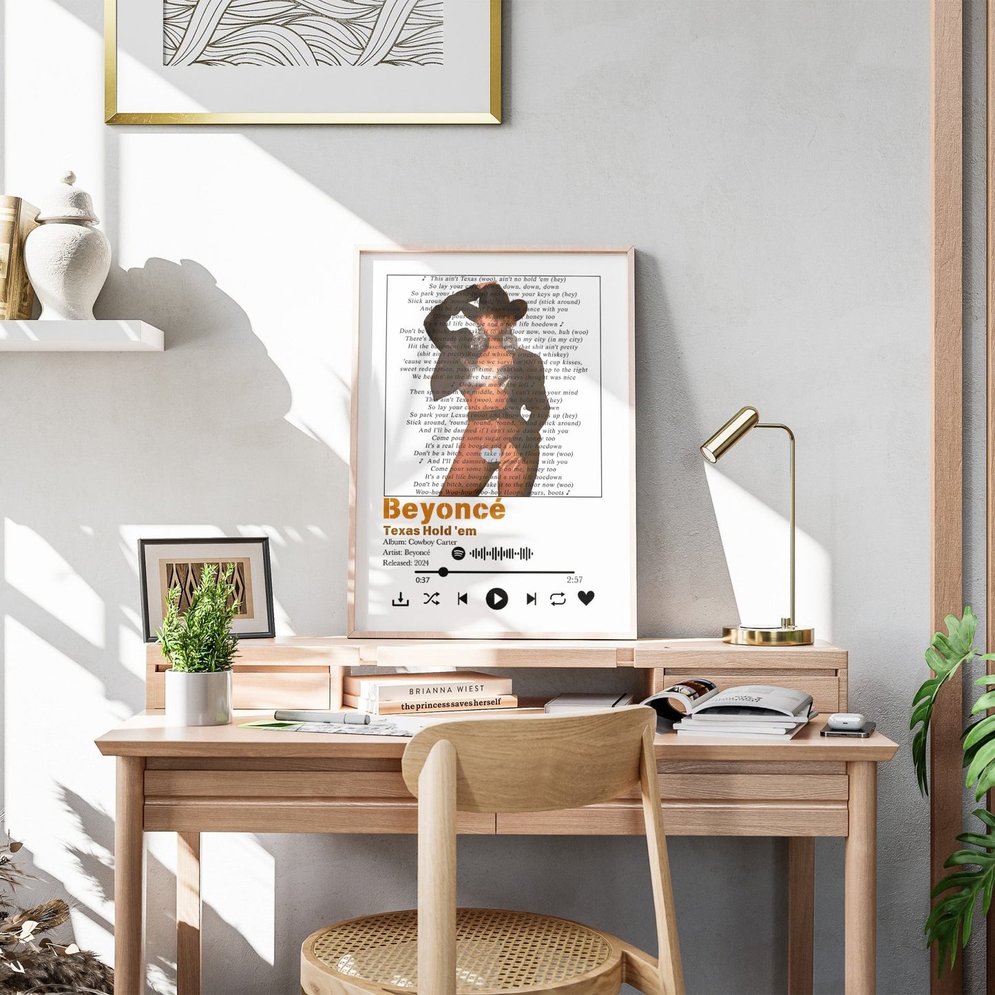 Beyoncé - Texas hold 'em Prints - 98typessong lyric prints