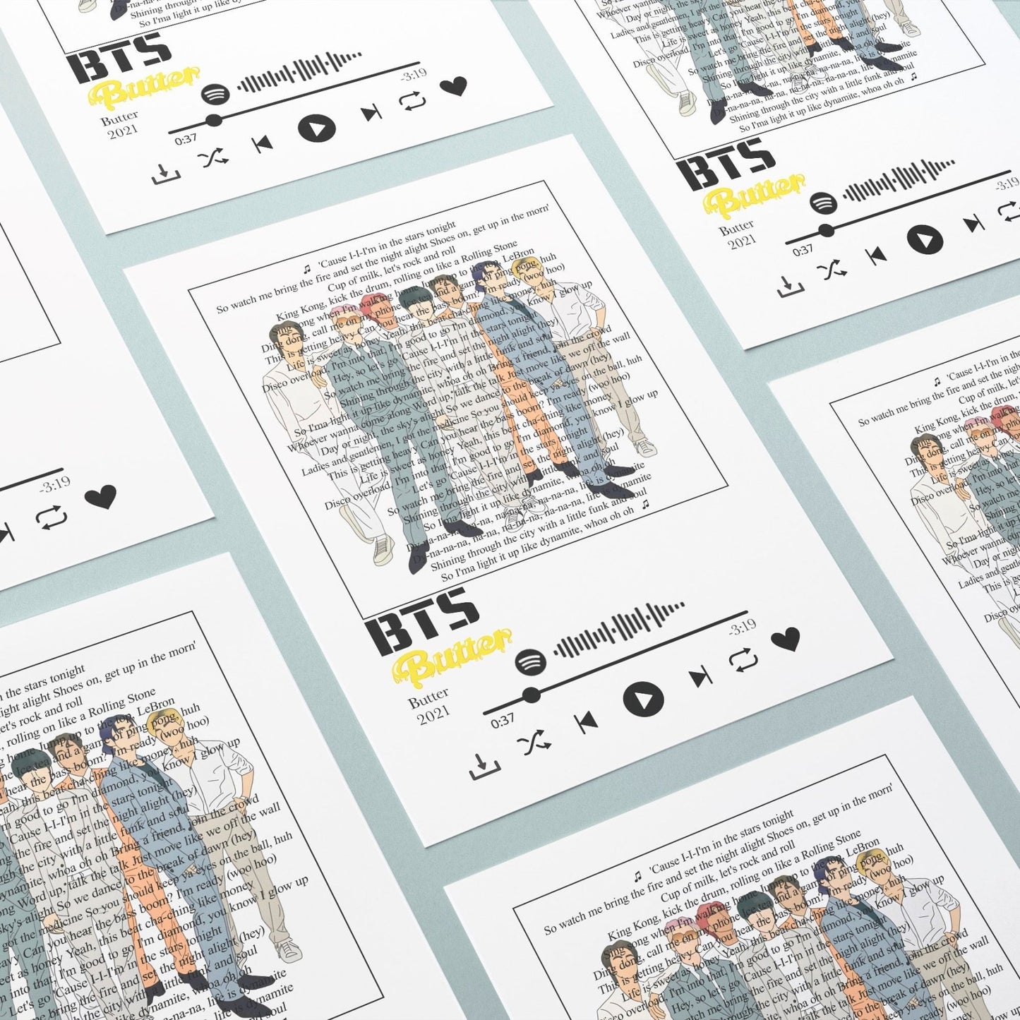 BTS - Butter Prints - 98types