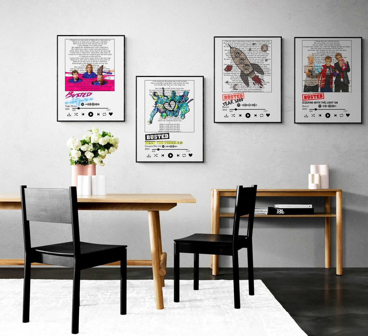 Busted - Sleeping with the light on lyrics Prints - 98types