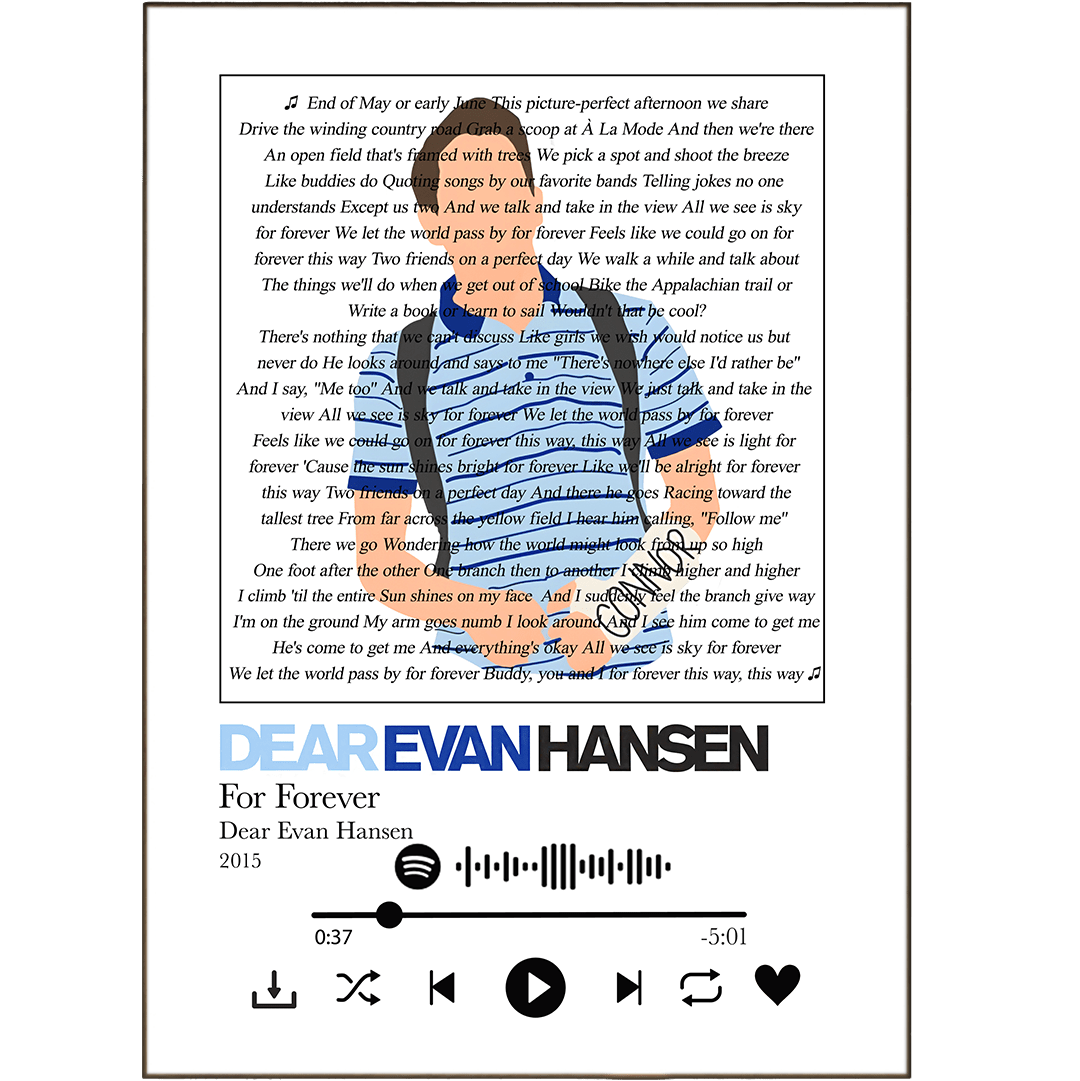 Dear Evan Hansen - For Forever Prints - 98types