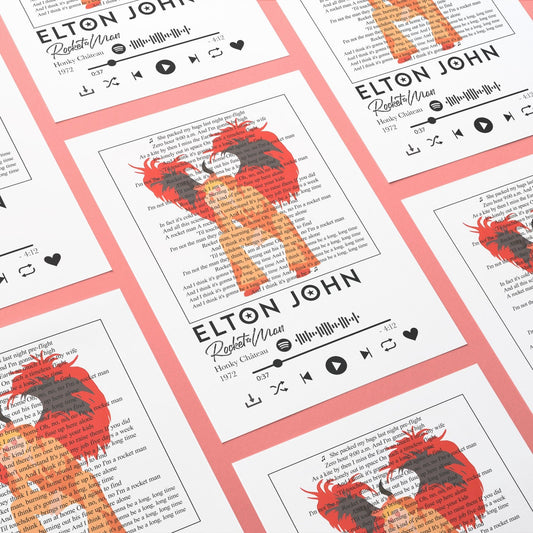 Elton John - Rocket Man Prints - 98types
