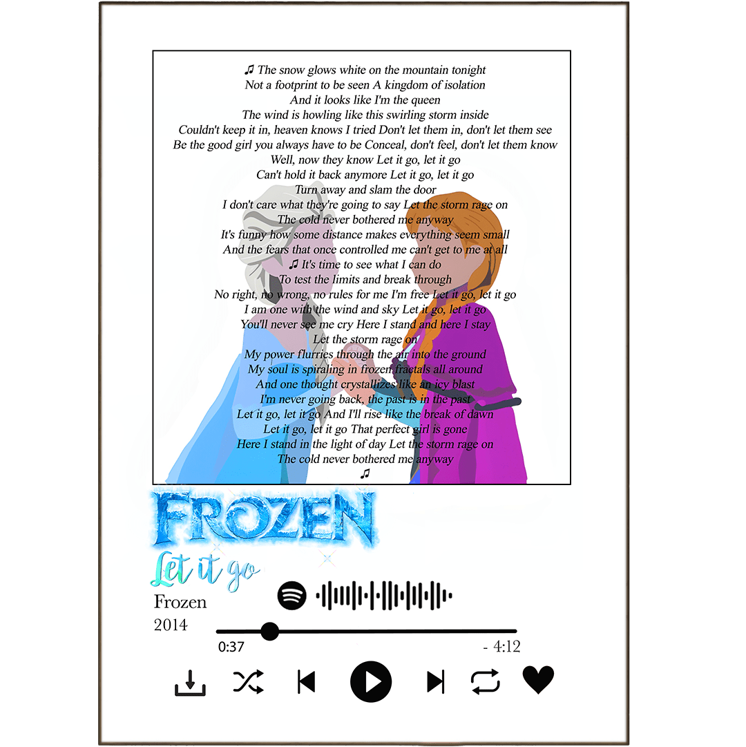 Frozen - Let it go Prints - 98types