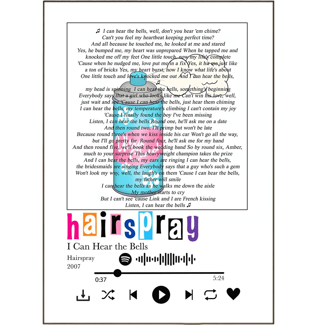 Hairspray - I Can Hear the Bells Prints - 98types