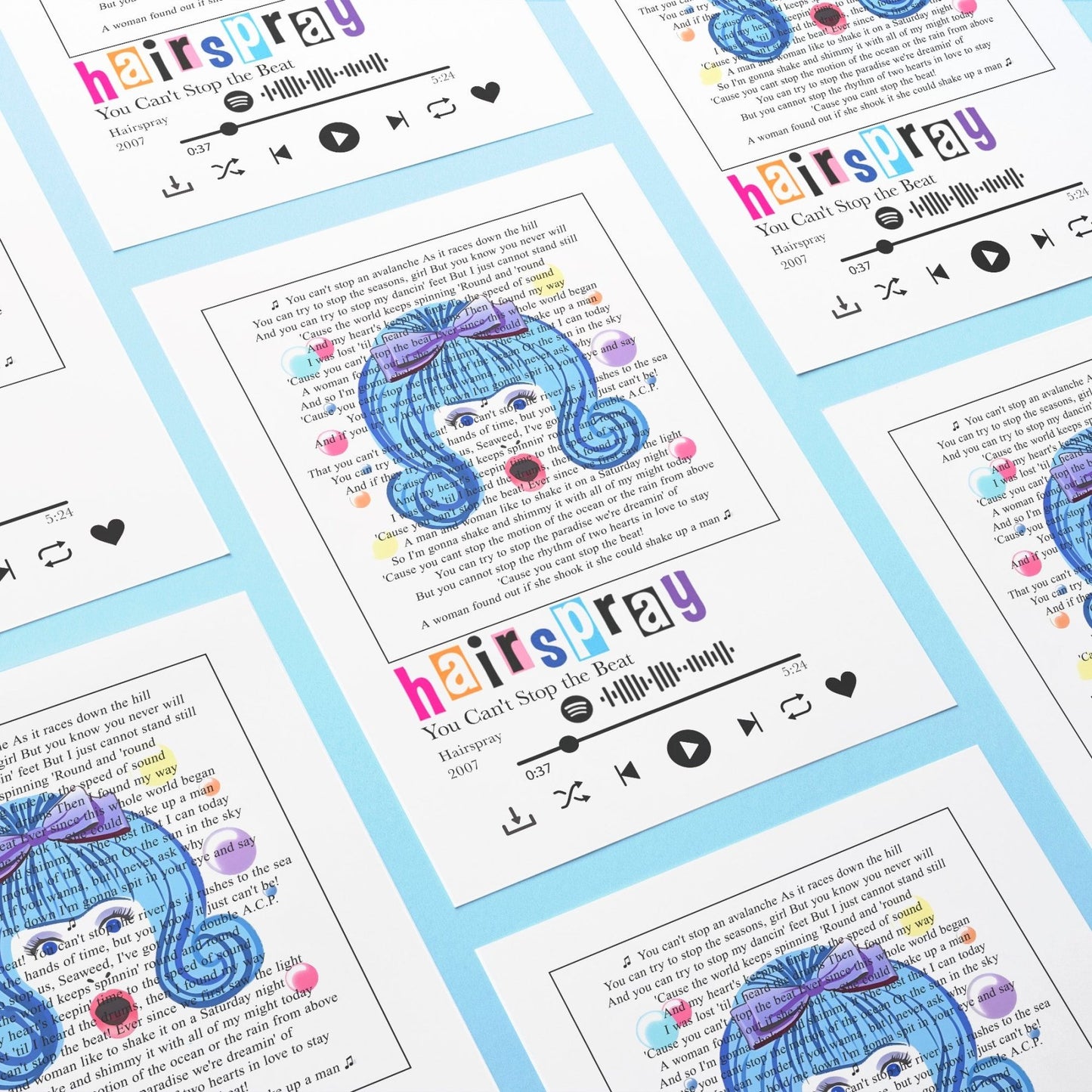 Hairspray - You Can't Stop the Beat Prints - 98types