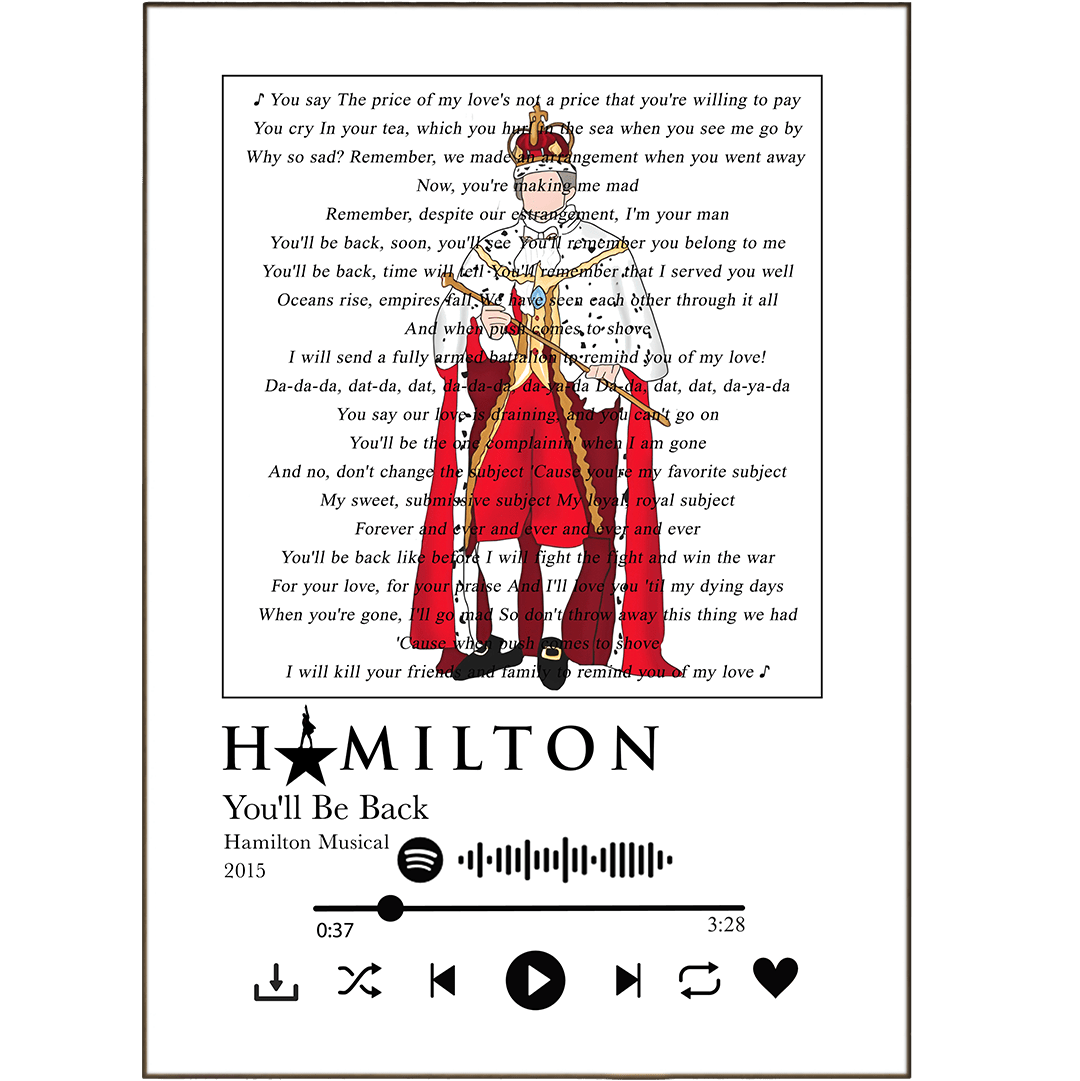 Alexander Hamilton Song Lyrics In Order Alexander Hamilton Lyrics