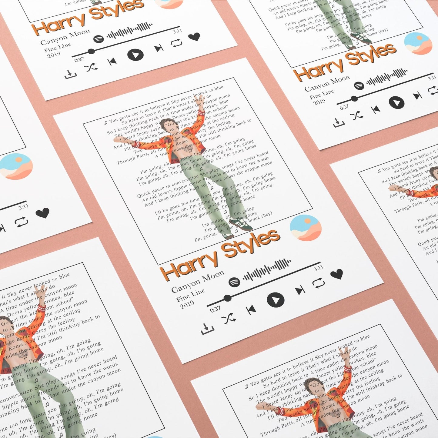 Harry Styles - Grand Canyon Lyrics Prints - 98types