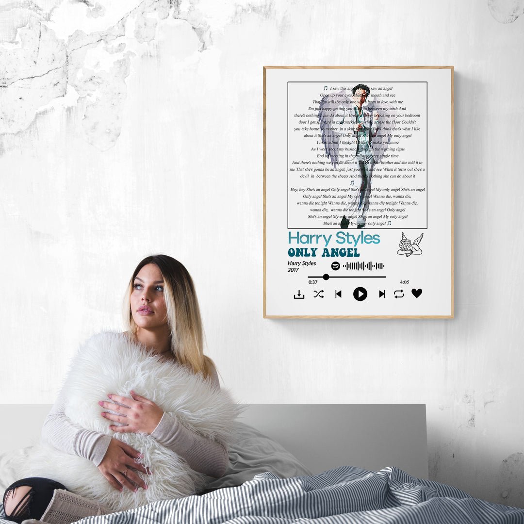 Harry Styles - Only Angel Lyrics Prints - 98types