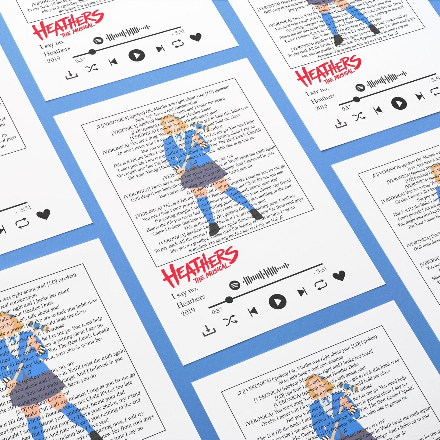 Heathers - I Say No The Musical Prints - 98types