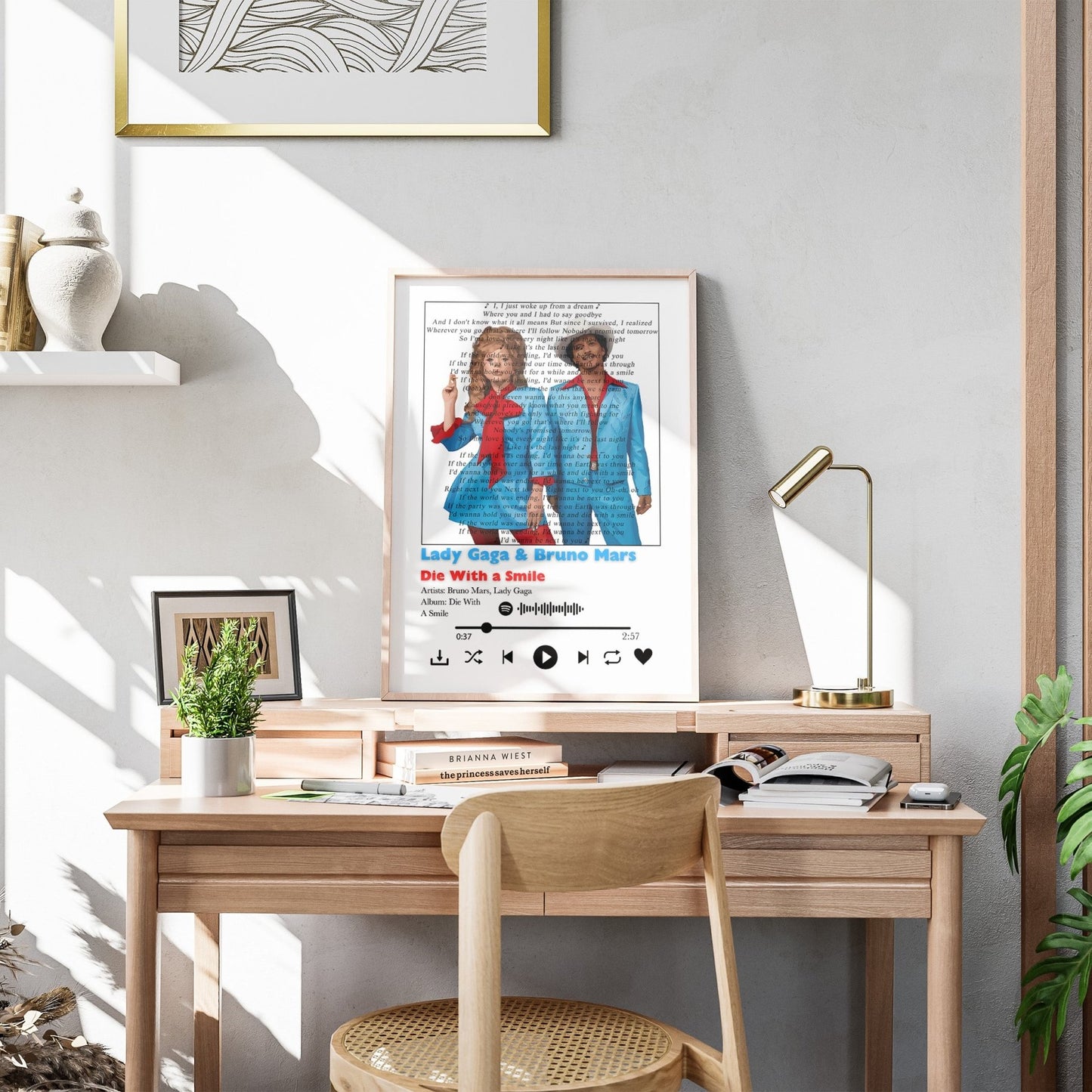 Lady Gaga & Bruno Mars - Die With a Smile Prints - 98types