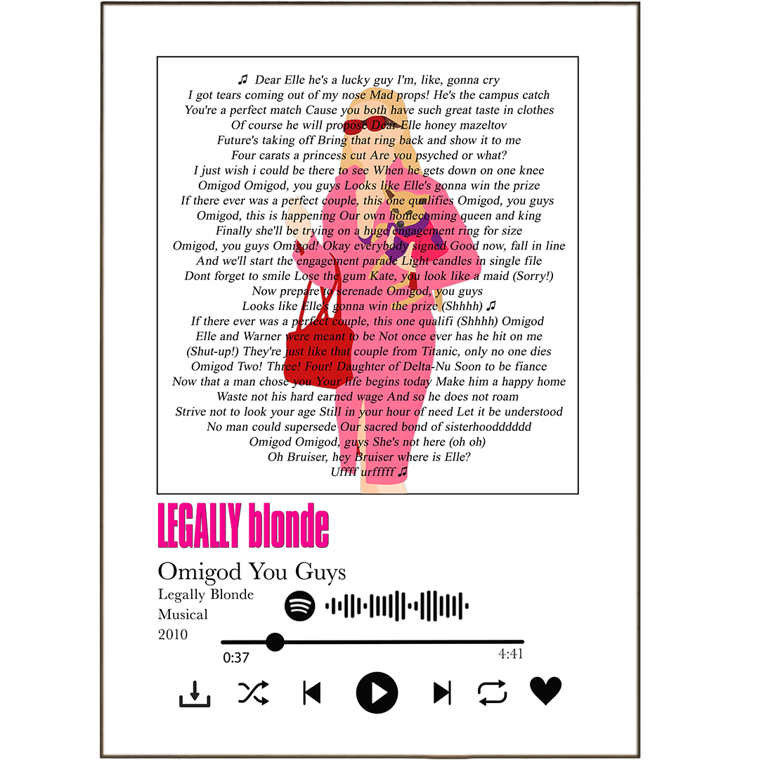 Legally Blonde - Omigod You Guys Prints - 98types