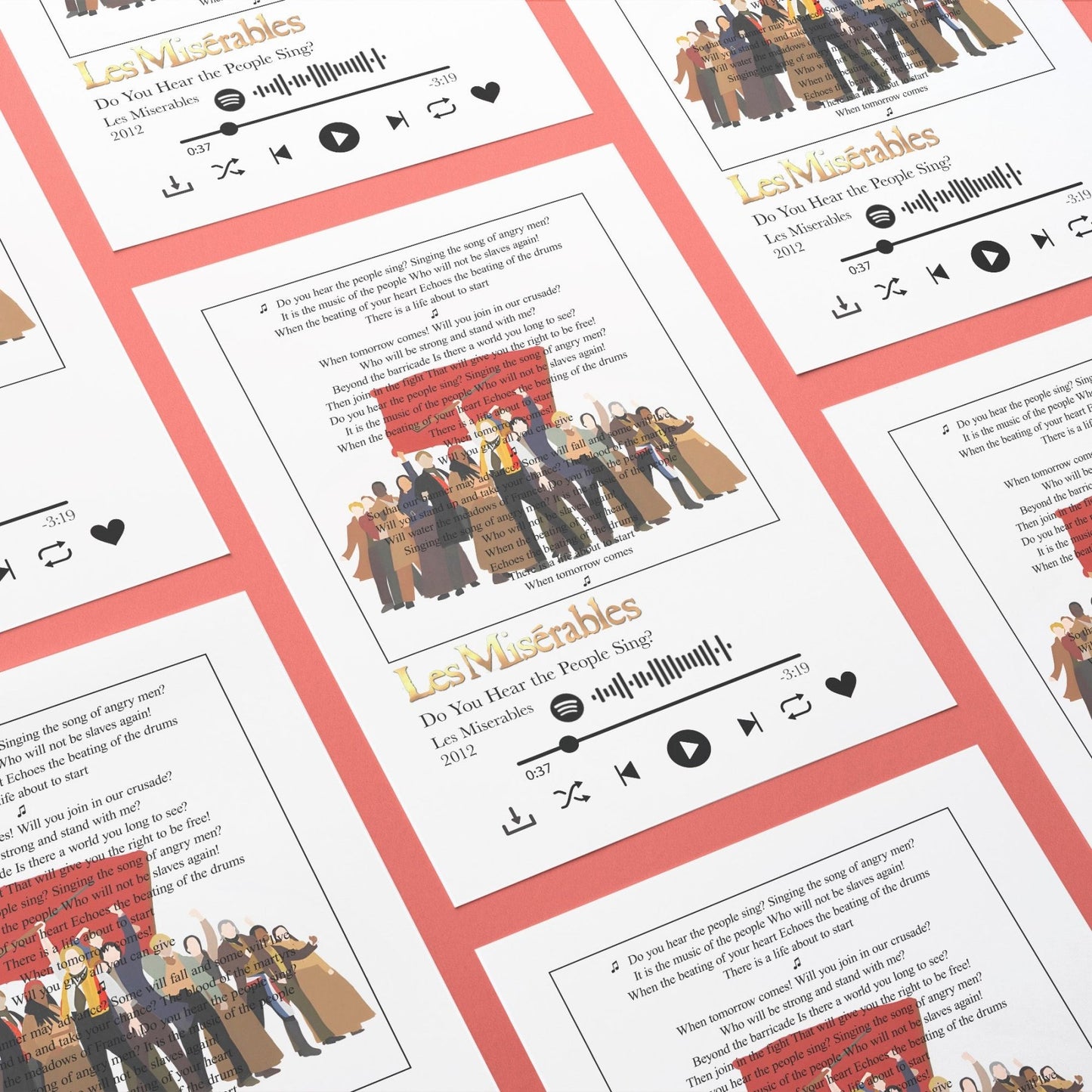 Les miserables - Do You Hear The People Sing Prints - 98types