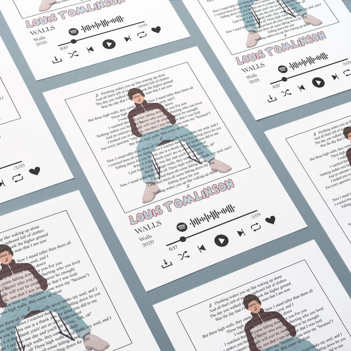 Louis Tomlinson - Walls Prints - 98types