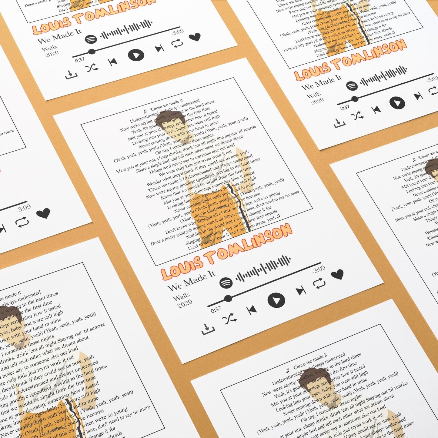 Louis Tomlinson - We Made It Prints - 98types