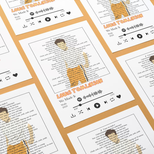 Louis Tomlinson - We Made It Prints - 98types