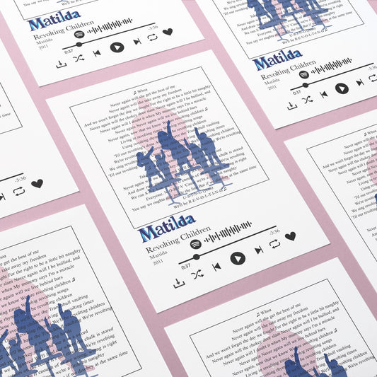 Matilda - Revolting children Prints - 98types