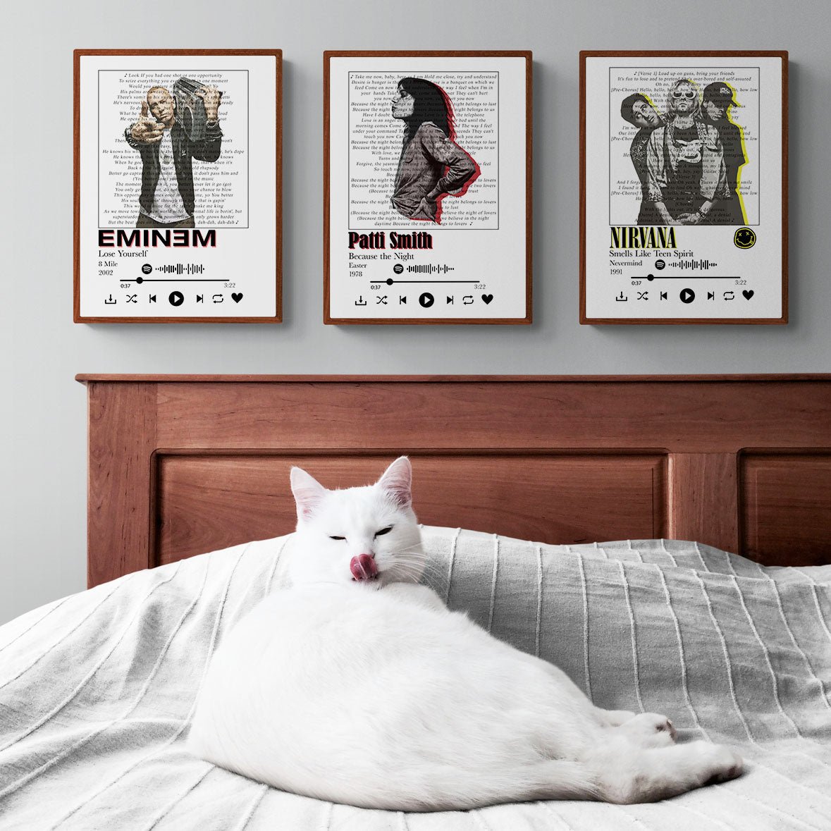 Nirvana - Smells Like Teen Spirit Lyrics Prints - 98types