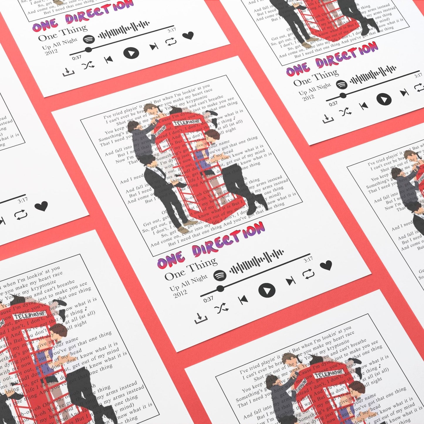 One Direction - One Thing Prints - 98types