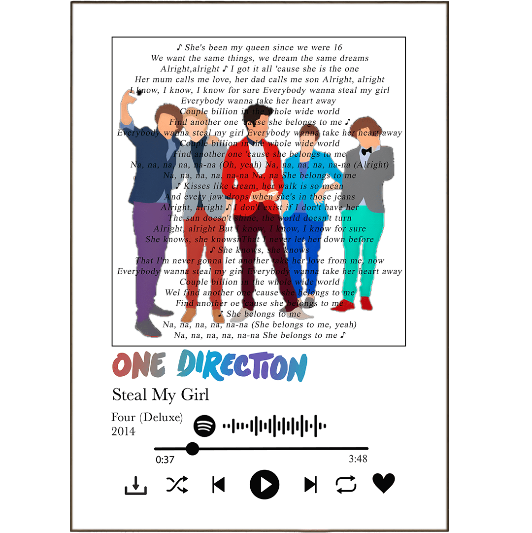 One Direction - Steal My Girl Prints - 98types