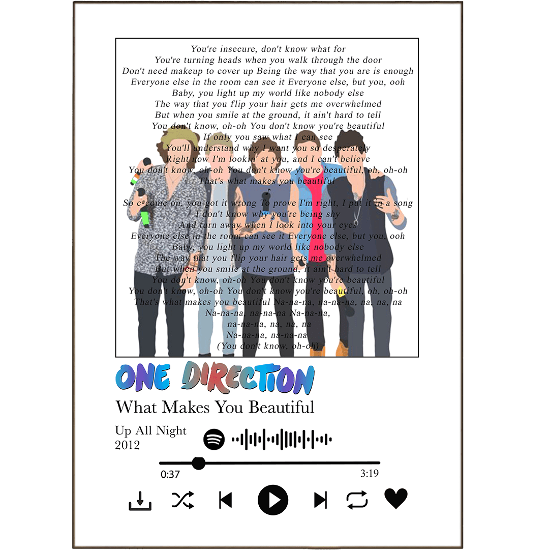 One Direction - What Makes You Beautiful Prints - 98types