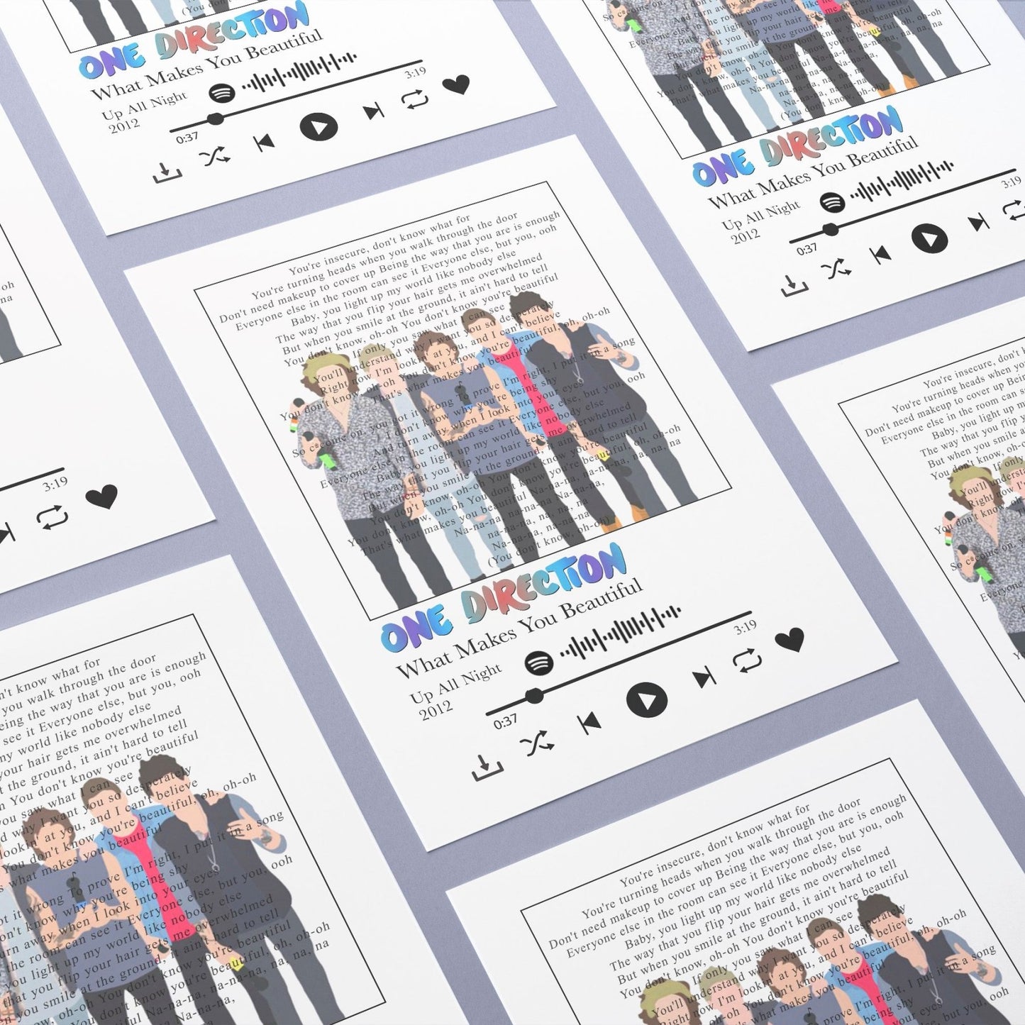 One Direction - What Makes You Beautiful Prints - 98types