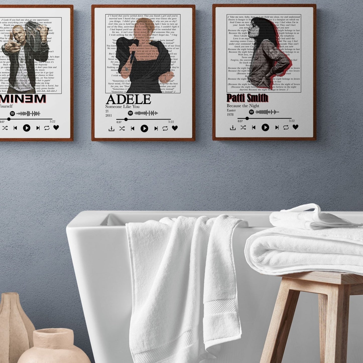 Patti Smith - Because the night Lyrics Prints - 98types