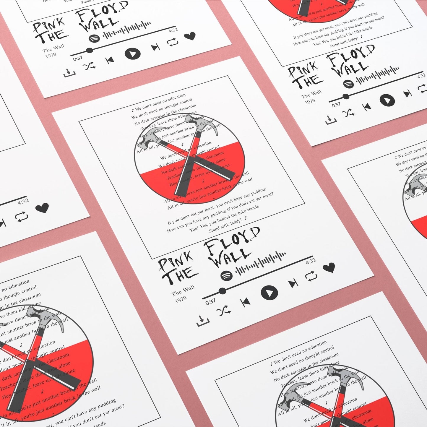 Pink Floyd - Another brick in the wall Prints - 98types