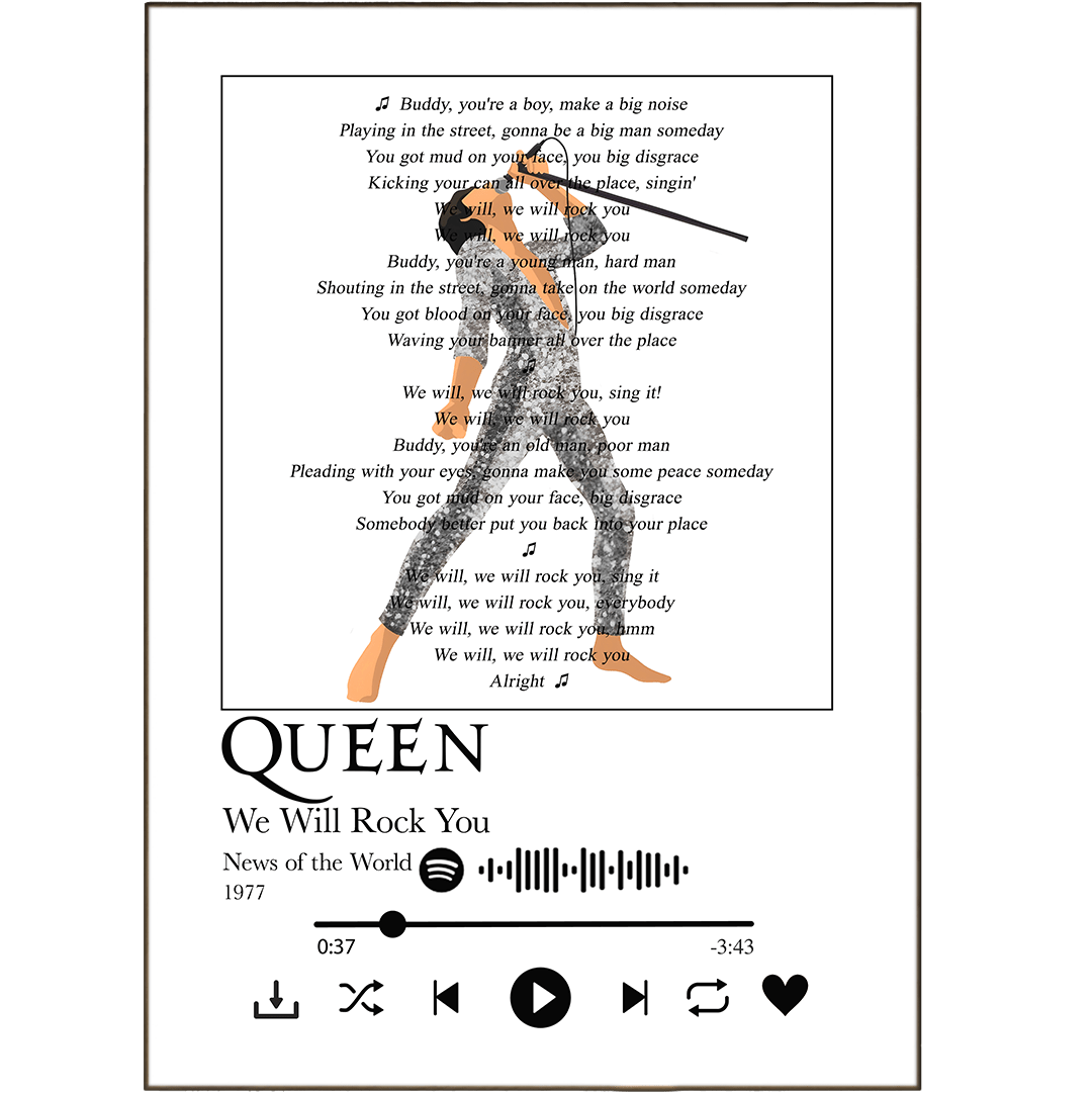 Queen - We Will Rock You Prints - 98types