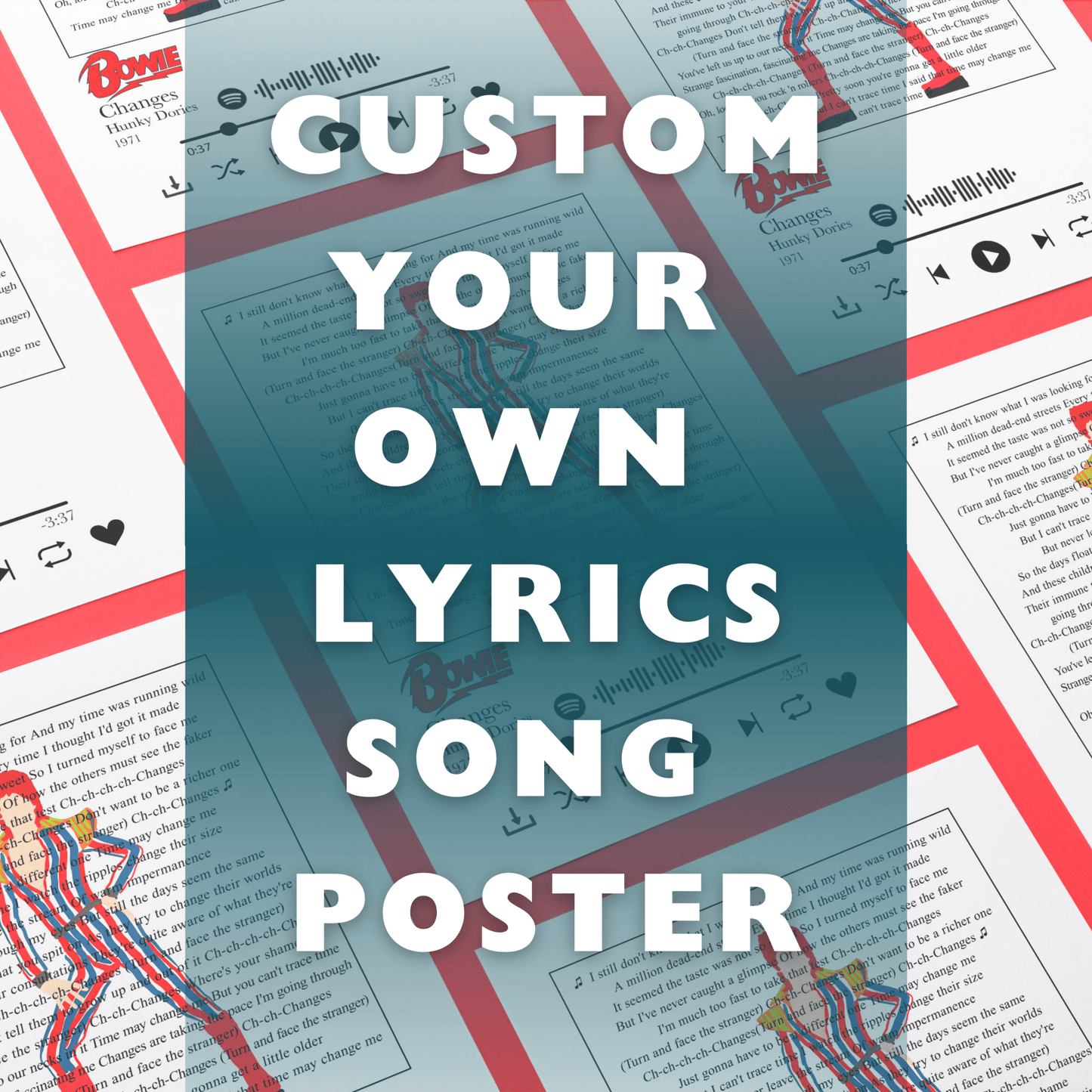 Rolling Stones - Beast of Burden Lyrics Prints - 98types