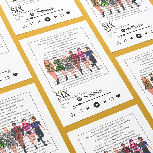 Six - Don't Lose Ur Head Prints - 98types