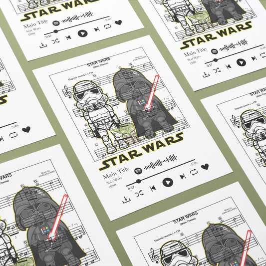 Star Wars Theme Prints - 98types