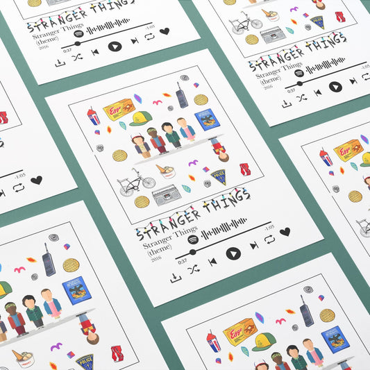 Stranger Things - Theme Prints - 98types