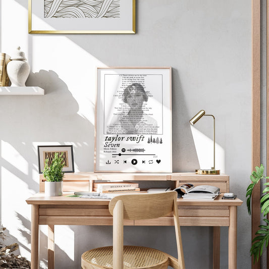 Taylor Swift - Seven Lyrics Prints - 98types