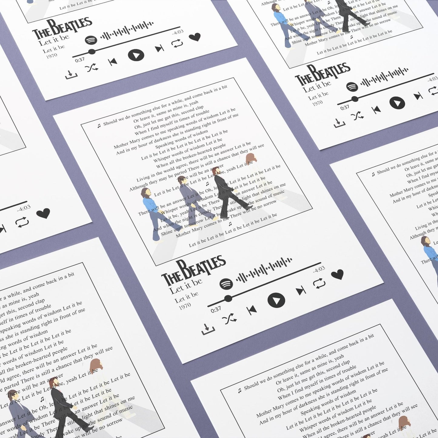 The Beatles - Let It Be Prints - 98types