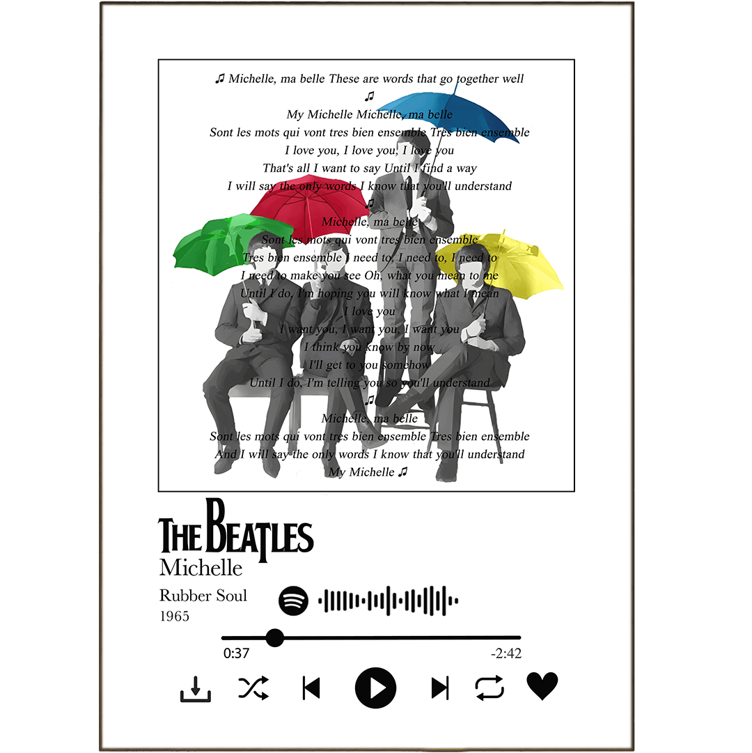 The Beatles - Michelle Prints - 98types