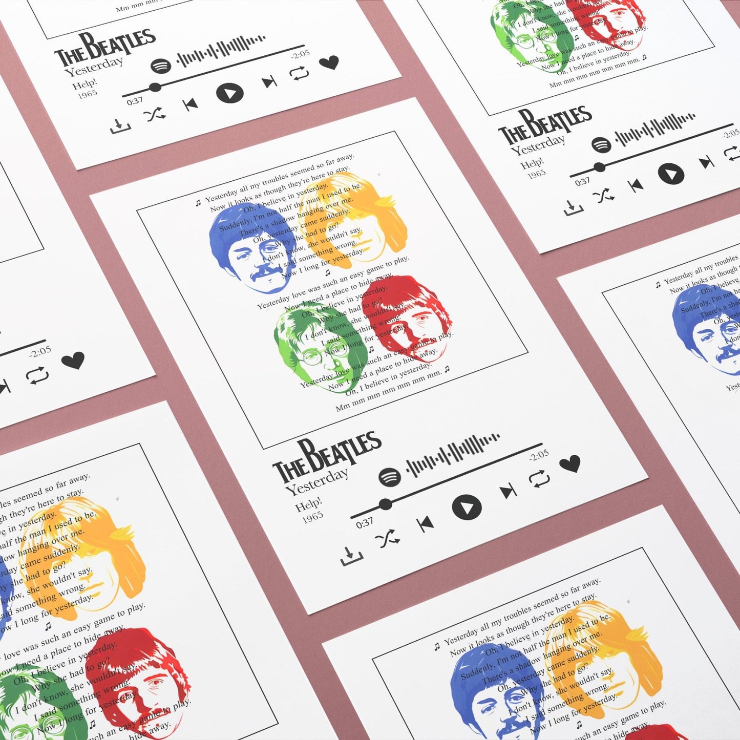 The Beatles - Yesterday Prints - 98types