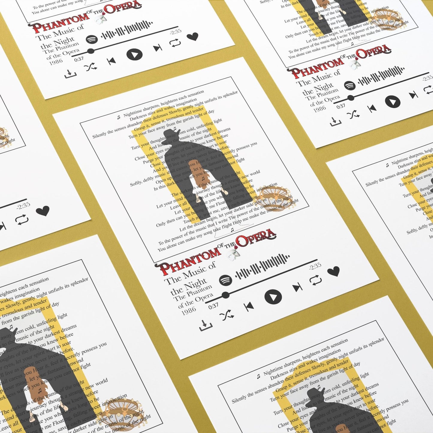 The Phantom Of The Opera - The Music Of The Night Prints - 98types