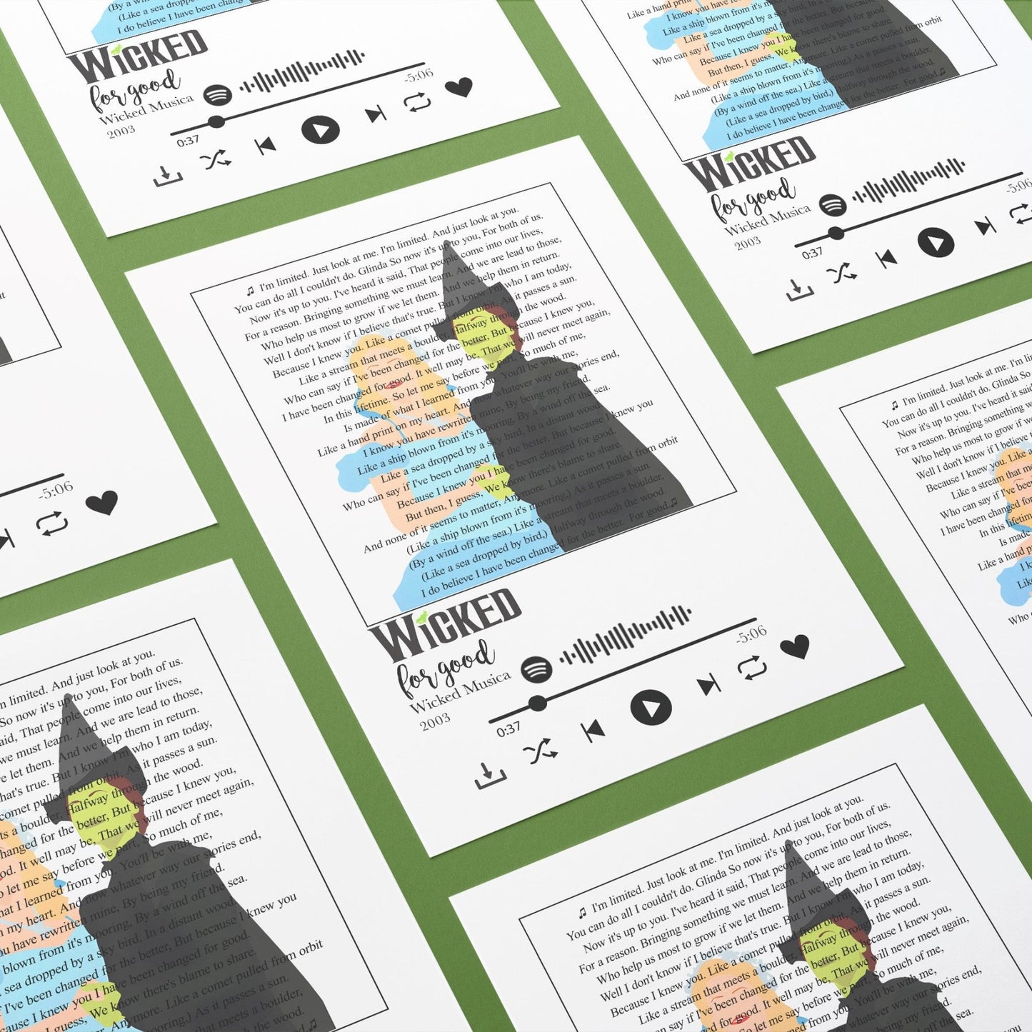 Wicked The Musical - For Good Prints - 98types