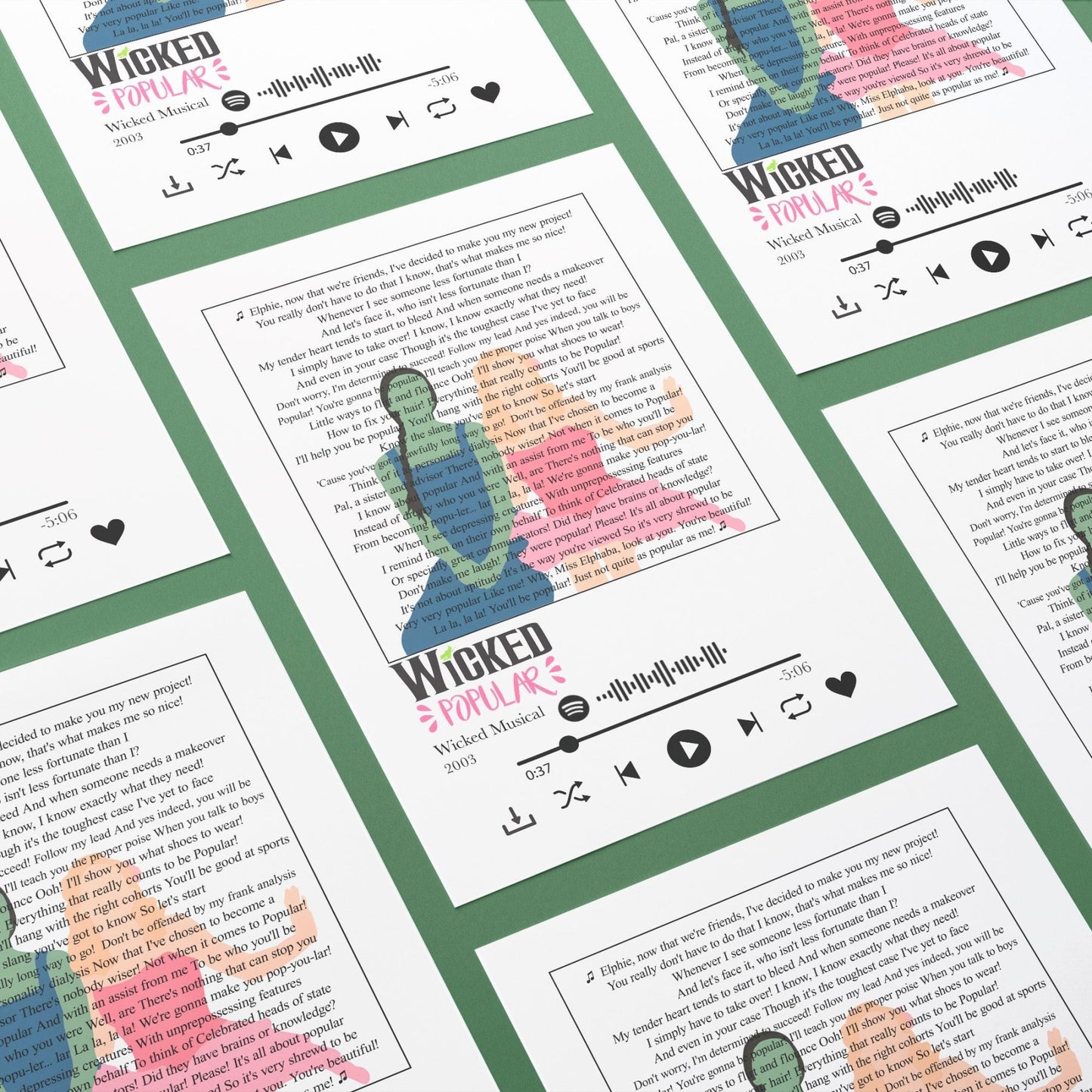 Wicked The Musical - Popular Prints - 98types