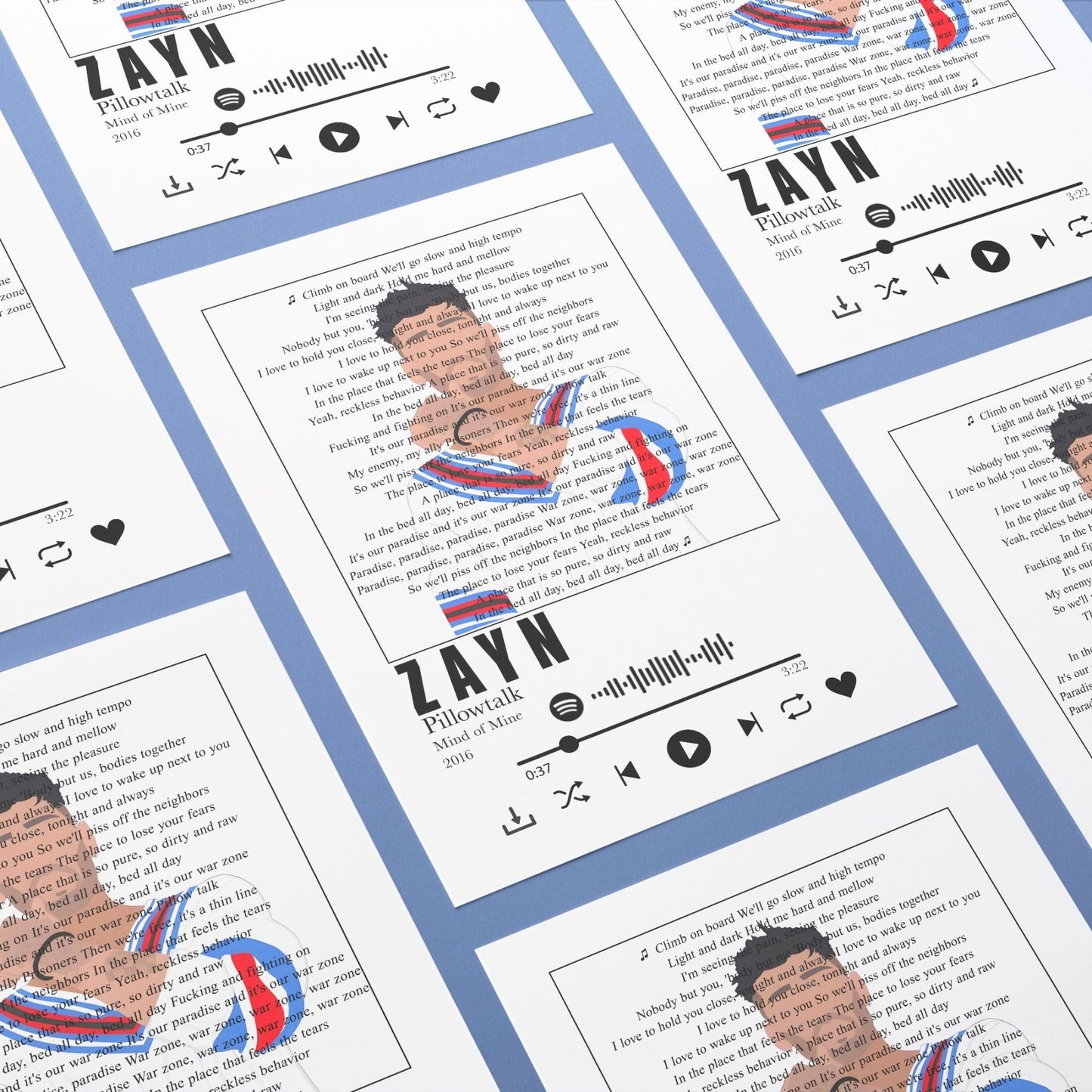 Zayn - Pillowtalk Prints - 98types