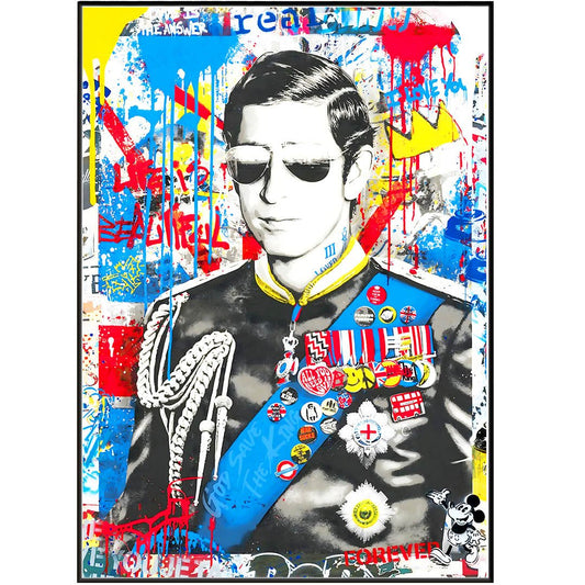 Mr Brainwash Long Live The King Poster - 98types