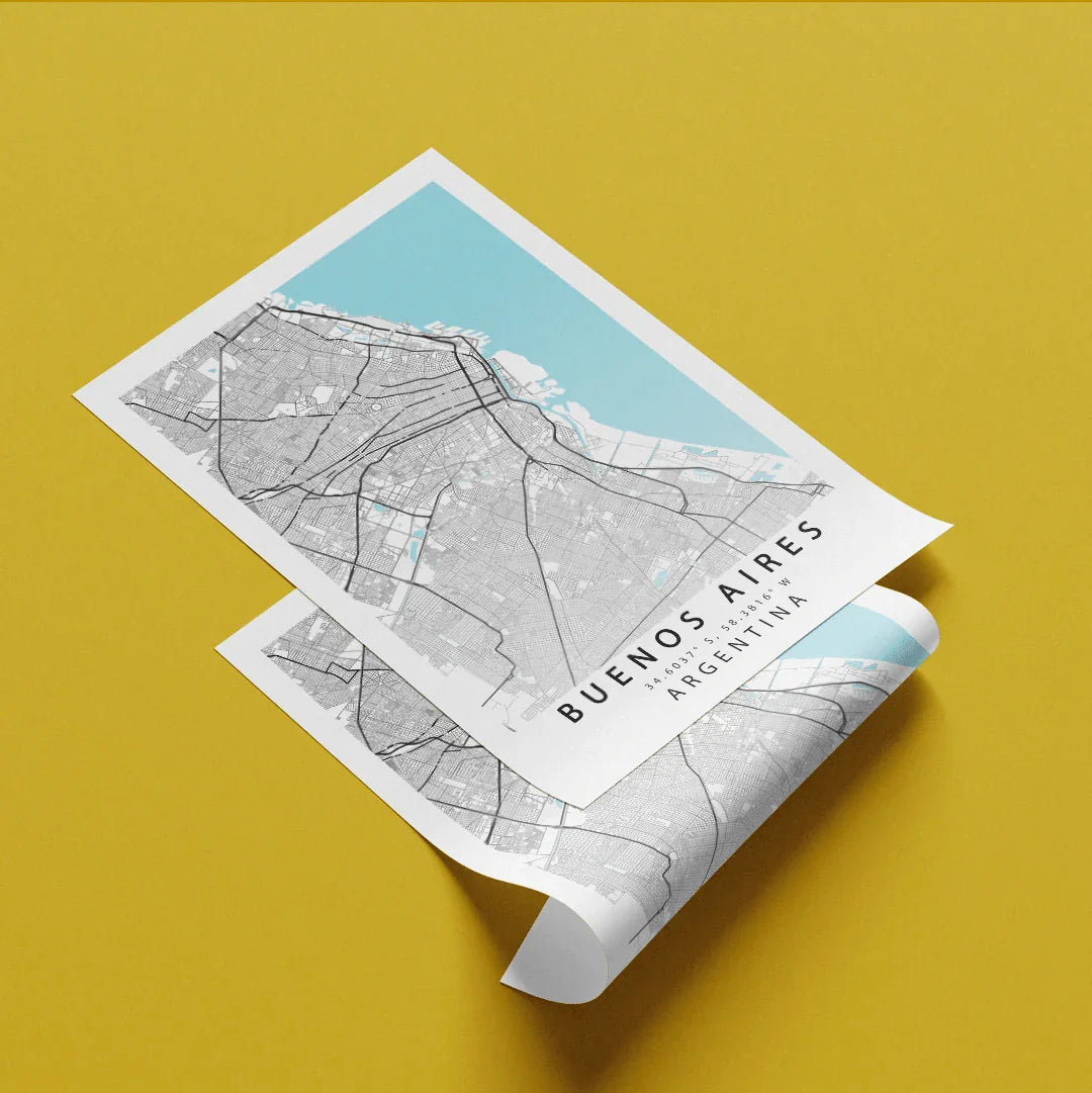Buenos Aires City Street Map - 98types