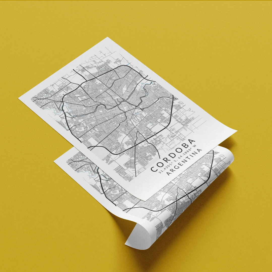 Cali Colombia City Street Map Posters - 98types