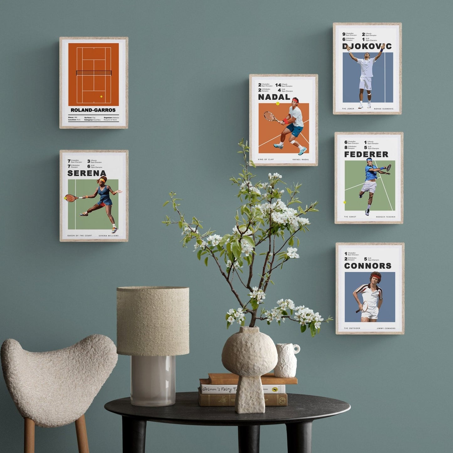 Australian Open Melbourne tennis Grand Slam poster wall art print UK