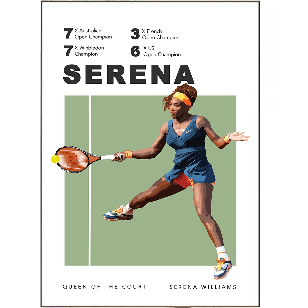 Serena Williams Tennis Posters - 98types