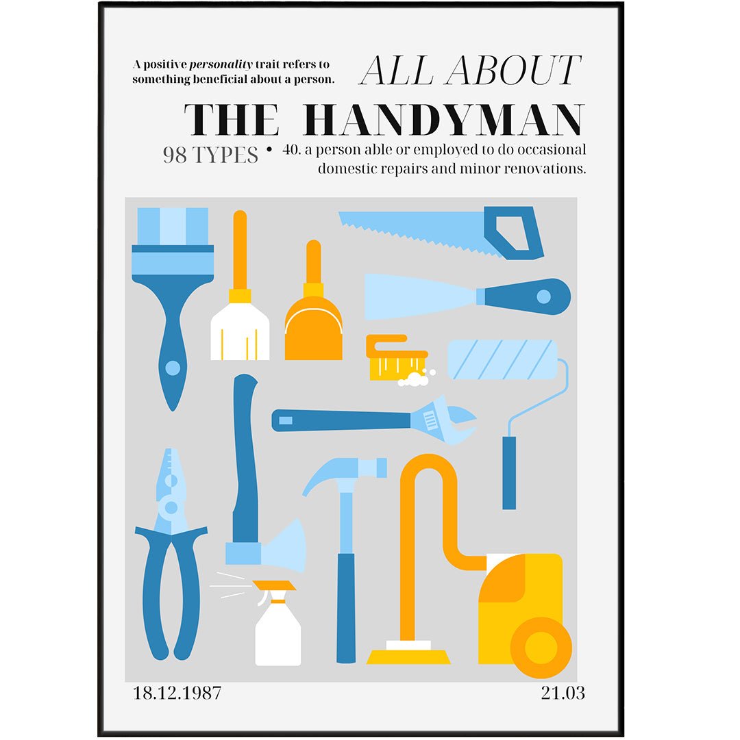 The Handyman Personality Poster - 98types