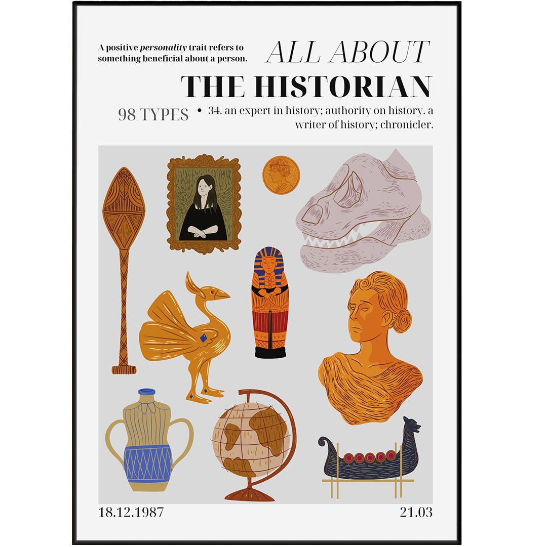 The Historian Personality Poster - 98types